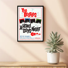 A Hard Day's Night (1964) Movie Poster,  Home Decor, Live Room Wall Art