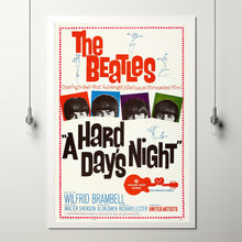 A Hard Day's Night (1964) Movie Poster,  Home Decor, Live Room Wall Art DS16