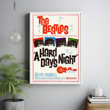 A Hard Day's Night (1964) Movie Poster,  Home Decor, Live Room Wall Art DS16