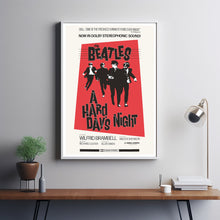 A Hard Day's Night (1964) Movie Poster,  Home Decor, Live Room Wall Art DS18