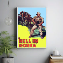 A Hill in Korea (1956) Movie Poster,  Home Decor, Live Room Wall Art