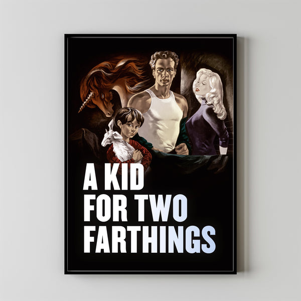 A Kid for Two Farthings (1955) Movie Poster,  Home Decor, Live Room Wall Art DS02