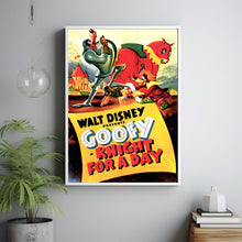 A Knight for a Day (1946) Movie Poster,  Home Decor, Live Room Wall Art
