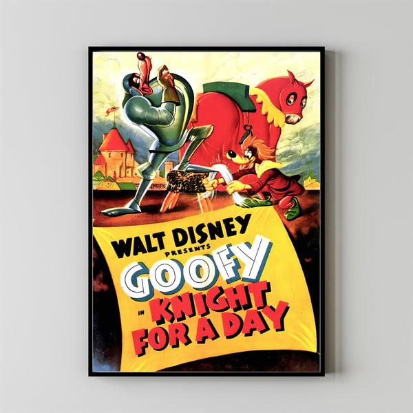 A Knight for a Day (1946) Movie Poster,  Home Decor, Live Room Wall Art