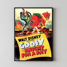 A Knight for a Day (1946) Movie Poster,  Home Decor, Live Room Wall Art