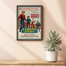 A Lawless Street (1955) Movie Poster,  Home Decor, Live Room Wall Art DS03