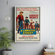 A Lawless Street (1955) Movie Poster,  Home Decor, Live Room Wall Art DS03