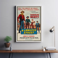 A Lawless Street (1955) Movie Poster,  Home Decor, Live Room Wall Art DS03