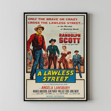 A Lawless Street (1955) Movie Poster,  Home Decor, Live Room Wall Art DS03