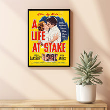 A Life at Stake (1955) Movie Poster,  Home Decor, Live Room Wall Art
