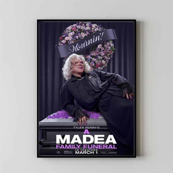 A Madea Family Funeral (2019) Movie Poster,  Home Decor, Live Room Wall Art DS05
