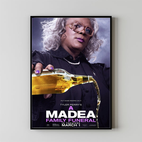 A Madea Family Funeral (2019) Movie Poster,  Home Decor, Live Room Wall Art DS09