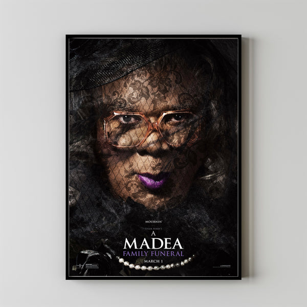 A Madea Family Funeral (2019) Movie Poster,  Home Decor, Live Room Wall Art DS12