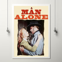 A Man Alone (1955) Movie Poster,  Home Decor, Live Room Wall Art DS02