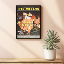 A Man Alone (1955) Movie Poster,  Home Decor, Live Room Wall Art DS06