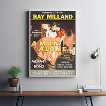 A Man Alone (1955) Movie Poster,  Home Decor, Live Room Wall Art DS06
