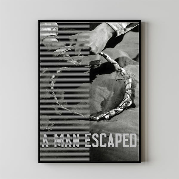 A Man Escaped Movie Poster,Film Fan Collectibles,Vintage Movie Poster,Home Decor,Wall Art,Poster Gifts