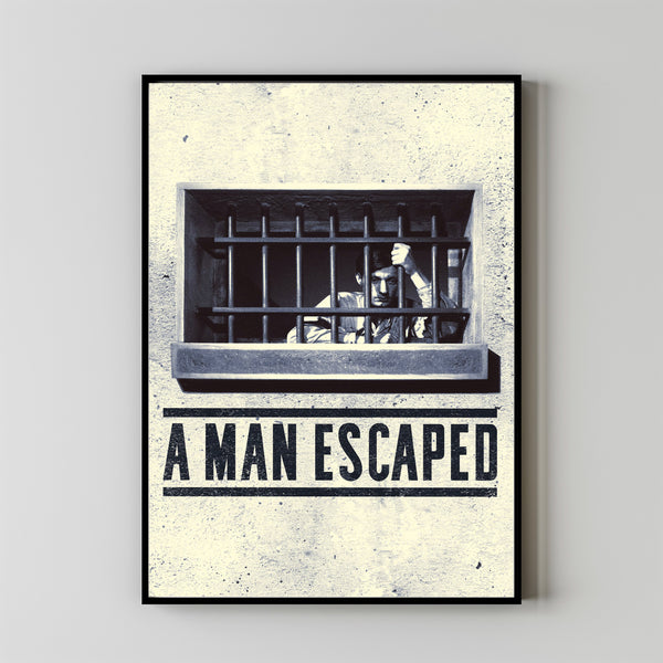 A Man Escaped Movie Poster,Film Fan Collectibles,Vintage Movie Poster,Home Decor,Wall Art,Poster Gifts 2