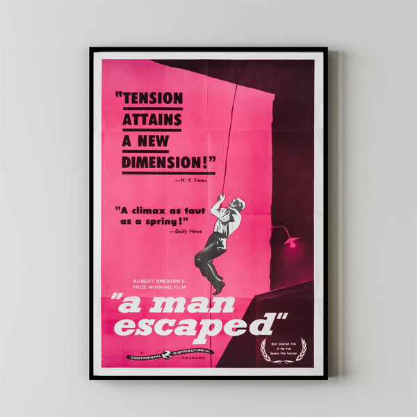 A Man Escaped Movie Poster,Film Fan Collectibles,Vintage Movie Poster,Home Decor,Wall Art,Poster Gifts 4