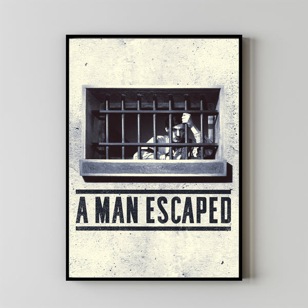 A Man Escaped (1956) Movie Poster,  Home Decor, Live Room Wall Art DS04