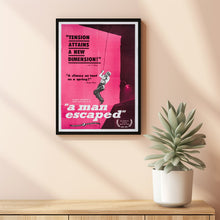 A Man Escaped (1956) Movie Poster,  Home Decor, Live Room Wall Art DS22