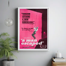 A Man Escaped (1956) Movie Poster,  Home Decor, Live Room Wall Art DS22