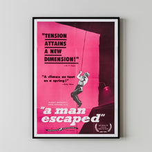 A Man Escaped (1956) Movie Poster,  Home Decor, Live Room Wall Art DS22