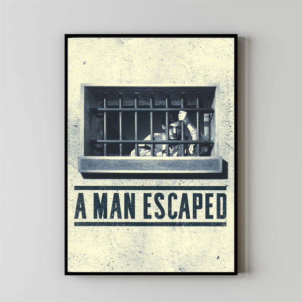A Man Escaped (1956) Movie Poster,  Home Decor, Live Room Wall Art DS24