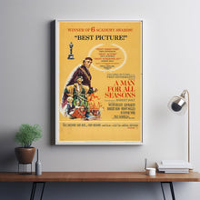 A Man for All Seasons (1966) Movie Poster,  Home Decor, Live Room Wall Art DS04
