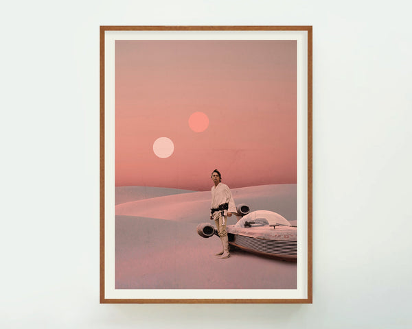 A New Hope Textless Poster, Star Wars Textless Poster, Star Wars, The Empire Strikes Back, Return of the Jedi, Tatooine, Hoth, Endor 1629810388