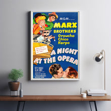 A Night at the Opera (1935) Movie Poster,  Home Decor, Live Room Wall Art DS08