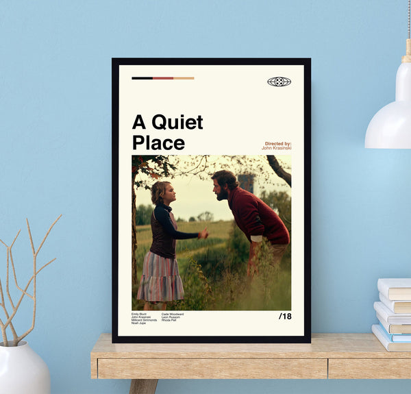 A Quiet Place Poster, A Quiet Place Print, John Krasinski, Minimalist Art, Movie Poster, Vintage Poster, Retro Poster, Modern Art, Wall Art 1715322846