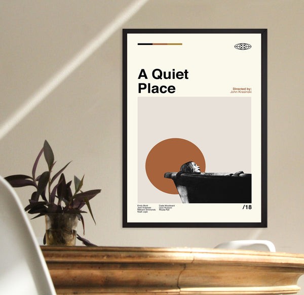 A Quiet Place Poster, A Quiet Place Print, Room Decor, Vintage Retro, Art Print, Custom Poster, Wall Art Print, Home Decor 1531734669