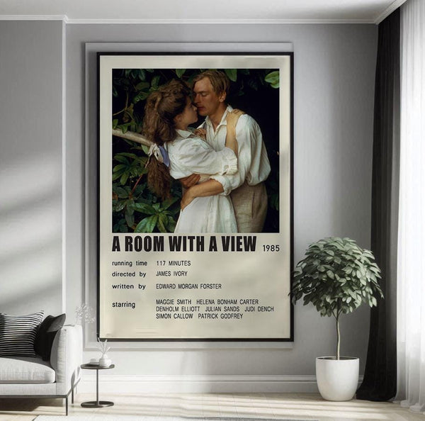 A Room with a View (1985) Movie Poster Canvas Poster Minimalist Poster Art Print Gifts for Lover Mural Painting Home Decoration 1763803333
