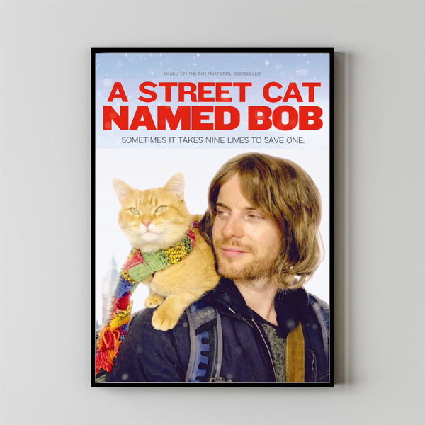 A Street Cat Named Bob Movie Poster,Film Fan Collectibles,Vintage Movie Poster,Home Decor,Wall Art,Poster Gifts 1