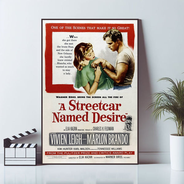 A Streetcar Named Desire Movie Poster, Art Poster, Wall Art Prints, Canvas Material Gift, Keepsake, Home Decor, Live Room Wall Art 1697480906