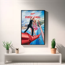 A View to a Kill Movie Poster, Art Poster, Canvas Material Gift, Home Decor, Live Room Wall Art, High Quality Reproduction, Keepsake 1623067997