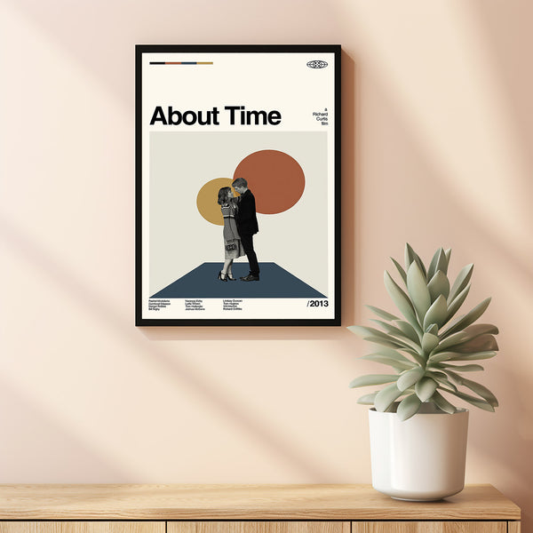 About Time Poster, About Time Movie, Richard Curtis Film, Retro Movie Poster, Room Decor, Printable Art, Digital Art, Wall Art, Home Decor
