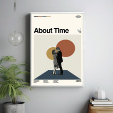 About Time Poster, About Time Movie, Richard Curtis Film, Retro Movie Poster, Room Decor, Printable Art, Digital Art, Wall Art, Home Decor