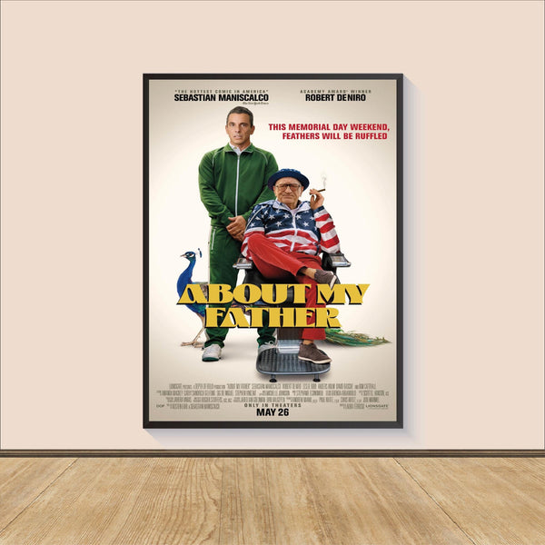 About My Father Movie Poster Print, Canvas Wall Art, Room Decor, Movie Art, personalized gift, Wall Art Print, Art Poster For Gift 1576295576