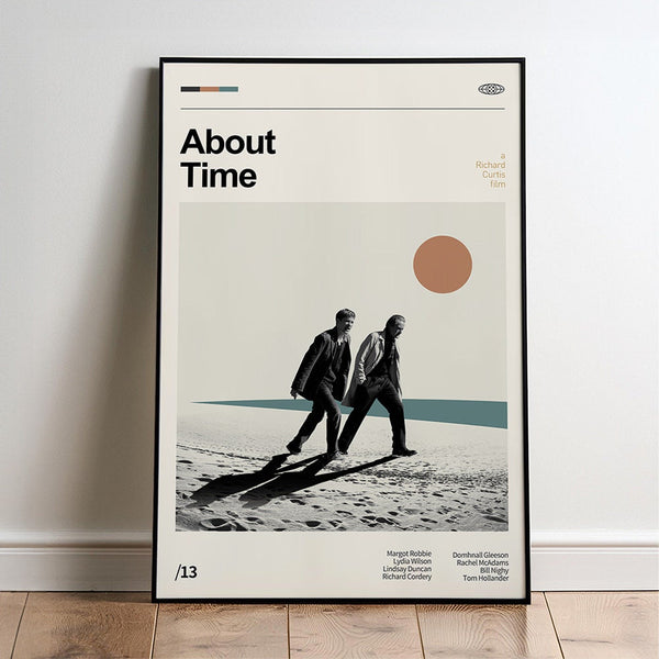 About Time 2013 Movie Poster  Minimalist  Midcentury Poster  Wall Art Print  Retro Movie Poster 1716274162
