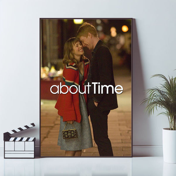 About Time Movie Poster, Wall Art Prints, Canvas Material Gift, Home Decor, Live Room Wall Art, Keepsake 1651633315