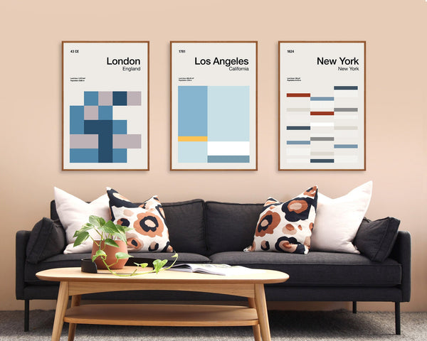 Abstract Wall Art - City Prints, Minimalist Art, Travel Poster, Abstract Art, Abstract Art Print, Geometric Art Print, Abstract Color Print 1591732571