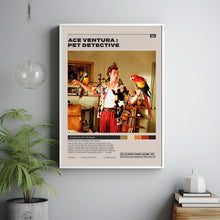 Ace Ventura Pet Detective Poster, Tom Shadyac, Minimalist Movie Poster