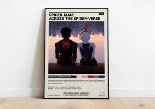 Across the Spider verse Poster  Spiderman Across the Spider Verse Movie Poster  Spiderman Print  Miles Morales  Spiderman Wall Art 1608798993 - 2