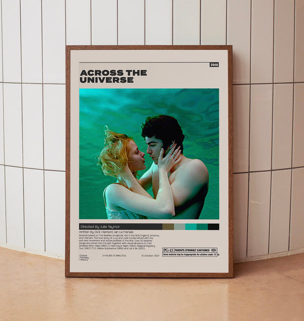 Across the Universe Poster, Julie Taymor, Minimalist Movie Poster
