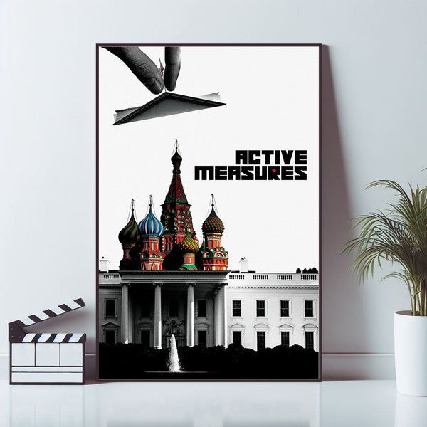 Active Measures Movie Poster, Canvas Material Gift, Home Decor, Live Room Wall Art, High Quality Reproduction, Keepsake 1612164474