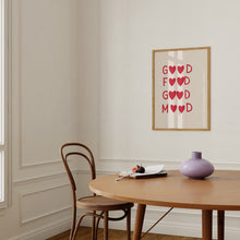 Aesthetic Kitchen Decor Cute Cooking Art Kitchen Wall Art Print Minimalist Heart Print Chef Quote Wall Art  Wall Art 1 Print 1482960335