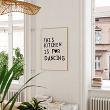 Aesthetic Kitchen Decor Cute Dance Art Black Kitchen Wall Art Print Minimalist Heart Print Trendy Kitchen Poster  Wall Art 1 Print 1498640968
