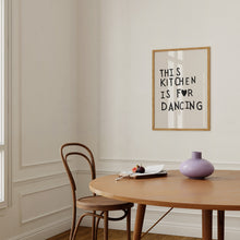 Aesthetic Kitchen Decor Cute Dance Art Black Kitchen Wall Art Print Minimalist Heart Print Trendy Kitchen Poster  Wall Art 1 Print 1498640968